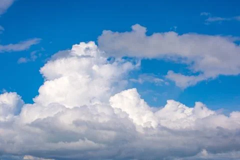 Background of white Clouds In Blue Sky Foto stock
