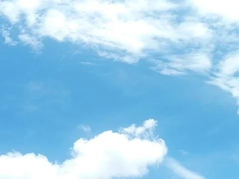 Background of white clouds in the blue sky_04 写真素材