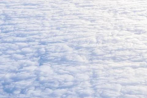 Background white clouds top view. Stock Photos