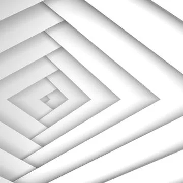 Background with white corners pattern, 3d Stock Illustration