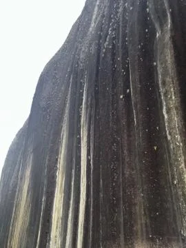 Background of the white lines on the black structure of the Guatape Rock Stock Photos