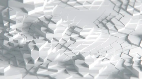 Background white seamless animated triangles. Stock Footage 124921076