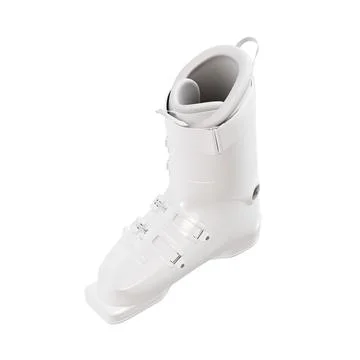 A background white with a Ski Boot isolated Stock Illustration