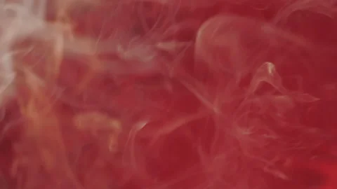 Background with white smoke on red Video stock 87727635