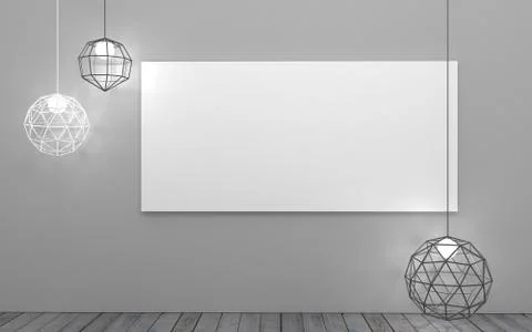 Background with a wide picture Stock Illustration