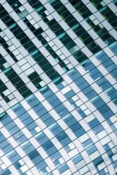 Background from the windows of an office building. Foto stock