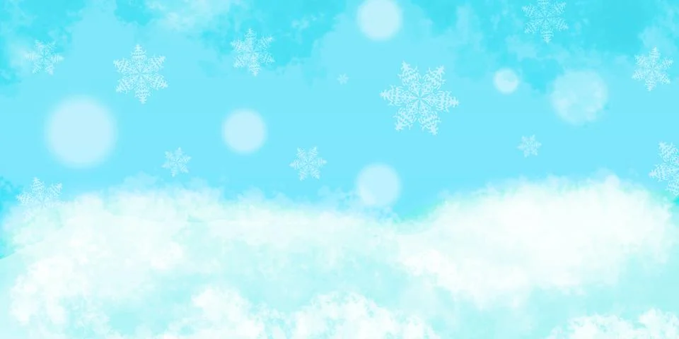 Background winter for wallpaper or web design. New year and Christmas banner  Stock Illustration