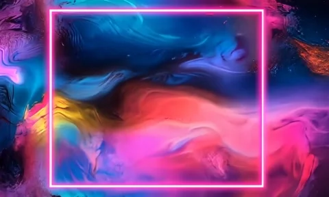 Background withneon frame Stock Footage 288191118