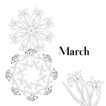 Background for womans day Stock Illustration