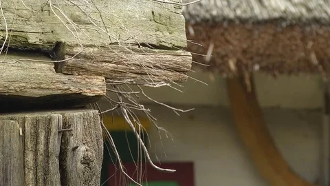 Background of the Wooden Building Stock Footage 72435711