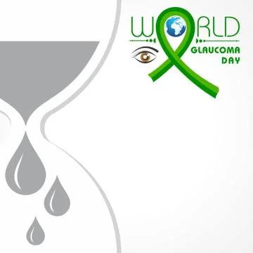 A Background for World Glaucoma Day - 12 March Stock Illustration