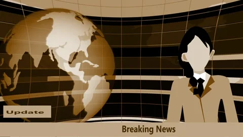 Background world map with people news background animation 库存影片 336911283