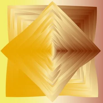 The background is yellow and brown. Illustrazione stock