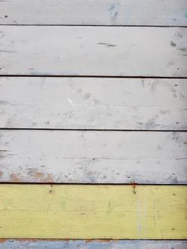 Background of yellow and grey rustic boards. Stock Photos