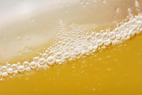 Background of yellow beer. macro Stock Photos