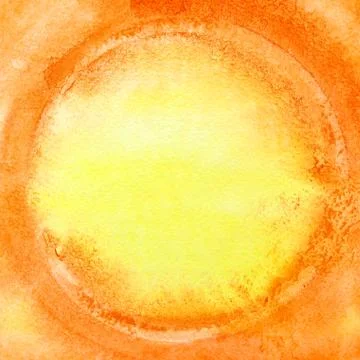 Background with yellow circle Foto stock