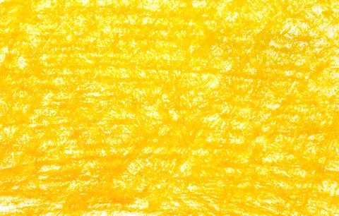Background yellow crayon drawing Stock Photos