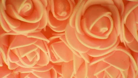 Background of yellow roses. Camera movement from bottom to top. Stock Footage 107767773