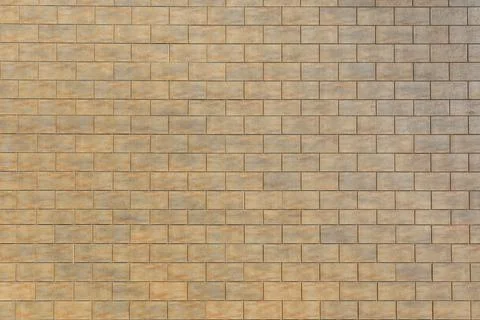 Background of yellow tiles. wall texture overall plan Stock Photos