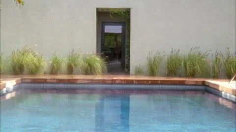 BACKGROUND_ POOL_ WITH STEAM_ 01 Stock Footage 10799686