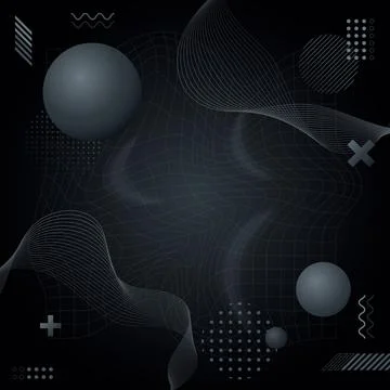 BACKGROUNDBLACK ABSTRACT GRADIENTBACKGROUND Stock Illustration