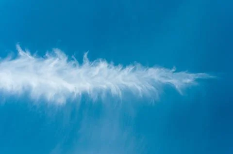 Background,Cloud,feathered blue sky Stock Photos