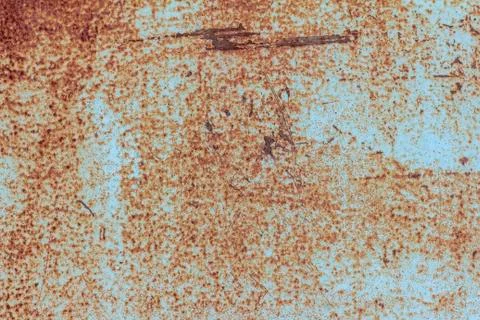 Background.Rust.Texture of old rusty iron.Red-brown rust covered the me Stock Photos
