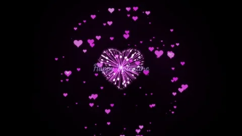 Backgrounds abstrack light heart shape Stock Footage 125299610