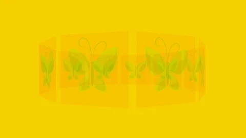 Backgrounds abstrack yellow butterfly Stock Footage 125298894