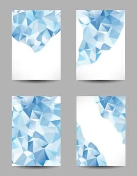 Backgrounds with abstract triangles Illustrazione stock