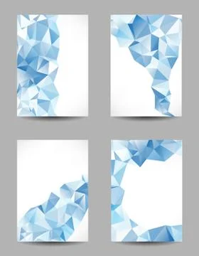 Backgrounds with abstract triangles Stock Illustration