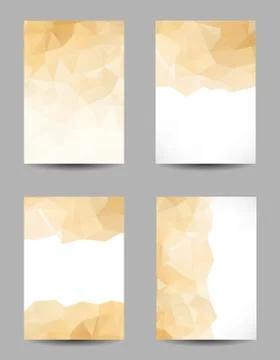 Backgrounds with abstract triangles Stock-Illustration