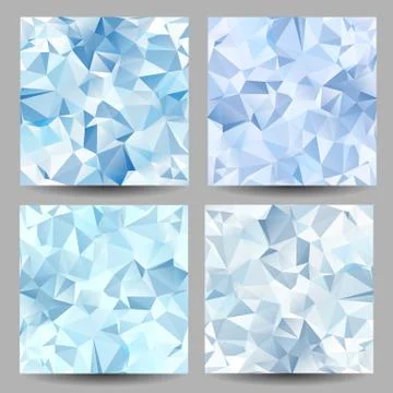 Backgrounds with abstract triangles Stock Illustration