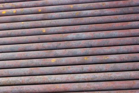 Backgrounds collection - texture of rusty pipes Stock Photos