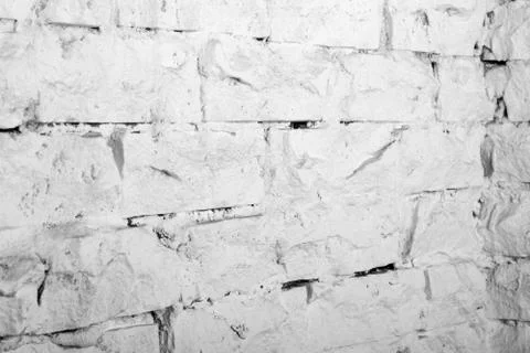 Backgrounds collection - White brick wall Stock Photos