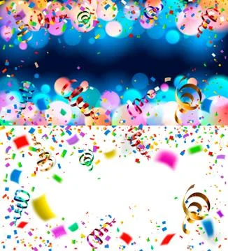 Backgrounds with confetti Stock Illustration