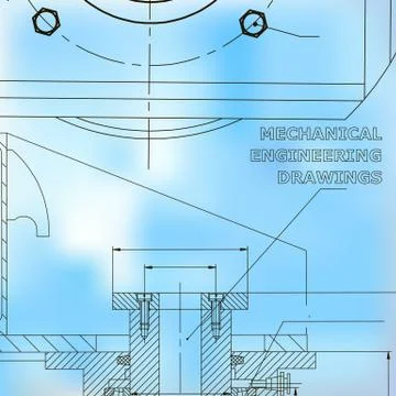 Backgrounds of engineering subjects. Technical illustration イラスト素材