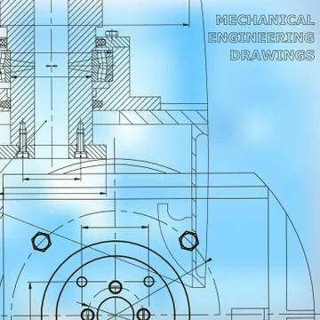 Backgrounds of engineering subjects. Technical illustration イラスト素材