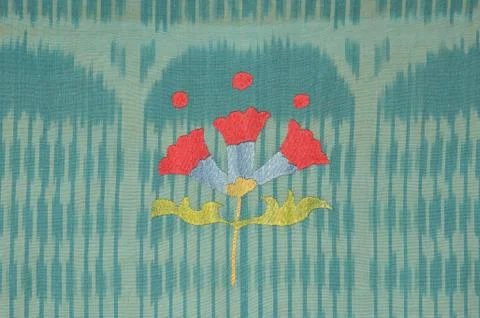 Backgrounds of fabrics and textiles Stock Photos