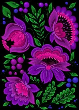 Backgrounds flower Stock Illustration