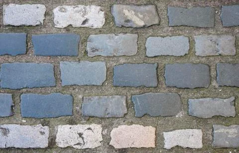 Backgrounds grey cobbled path Stock Photos