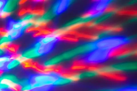 Backgrounds made of different colored lighting effects Stock Illustration