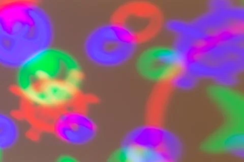 Backgrounds made of different colored lighting effects Stock Photos