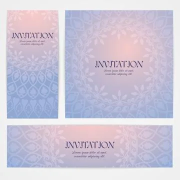 Backgrounds with mandala Stock Illustration