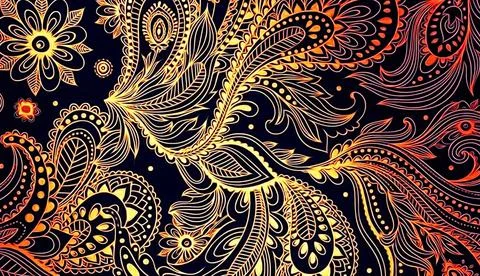 Backgrounds. old style pattern for wallpapers, textile, Scrapbooking etc. Stock Illustration