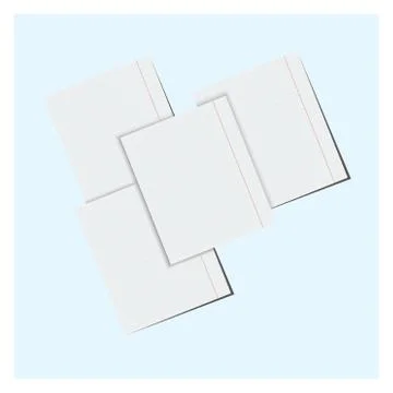 Backgrounds with paper sheets Stock Illustration