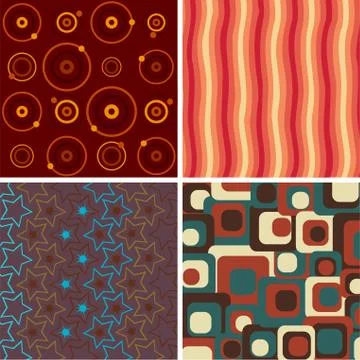 Backgrounds set Stock Illustration