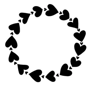 Backgrounds, textures, frames, seamless patterns of watercolor hearts. Hand d 스톡 일러스트