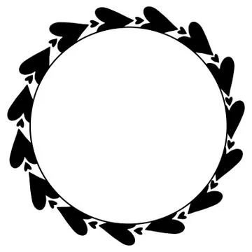 Backgrounds, textures, frames, seamless patterns of watercolor hearts. Hand d 스톡 일러스트