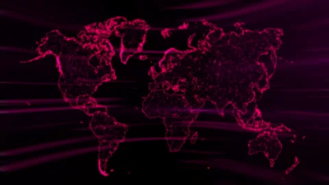 Backgrounds world map For News Stock Footage 272149091